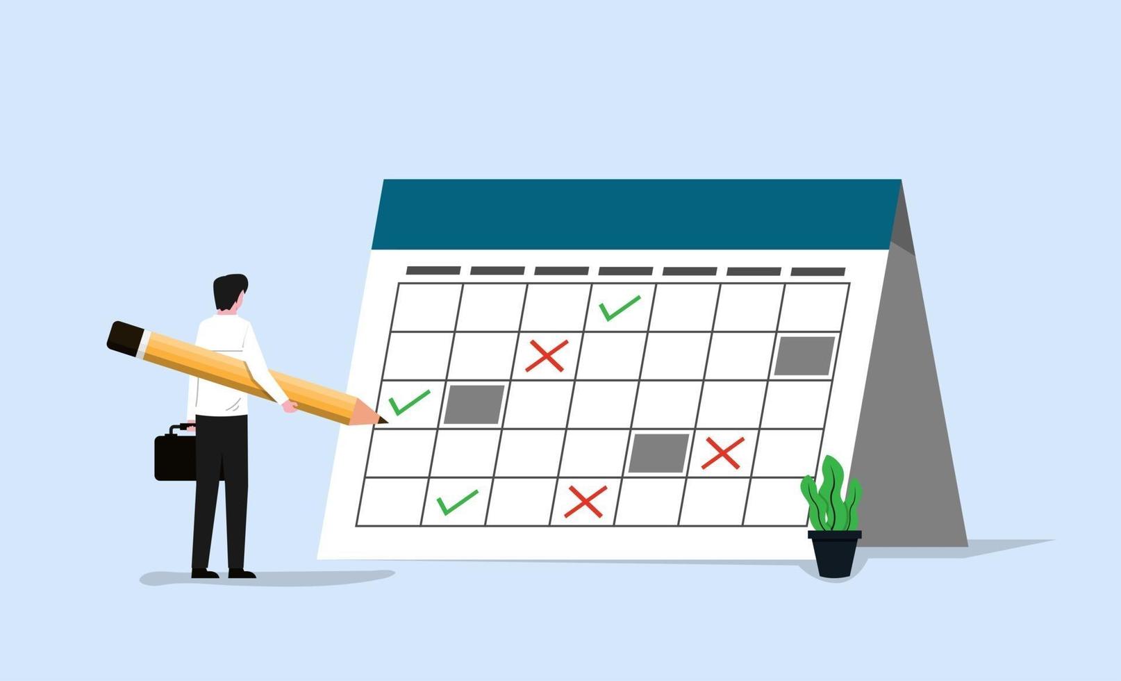 Calendar and scheduling board for workplace activity planning